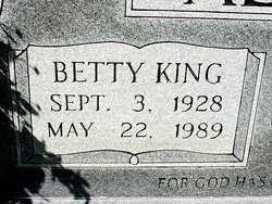 Betty Jo <I>King</I> Alsbrooks 