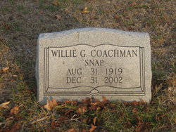 Willie G “Snap” Coachman 