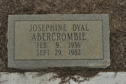 Josephine <I>Dyal</I> Abercrombie 