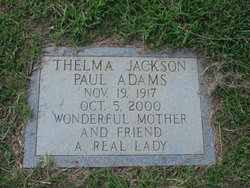 Thelma <I>Jackson</I> Adams 