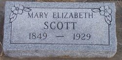 Mary Elizabeth <I>Skelton</I> Scott 