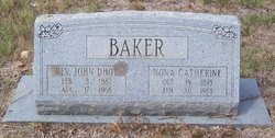 Rev John Dhot Baker 