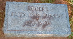 Betty Lynn <I>Burnett</I> Rogers 