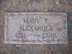 Mary <I>Thompson</I> Alexander 