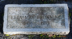 Etta May <I>Cook</I> Browning 