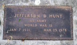 Jefferson D Hunt 