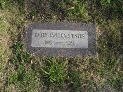 Emily Jane <I>Dyer</I> Carpenter 