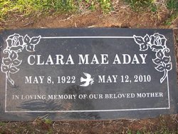 Clara Mae <I>Readenour</I> Aday 