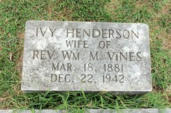 Ivy <I>Henderson</I> Vines 