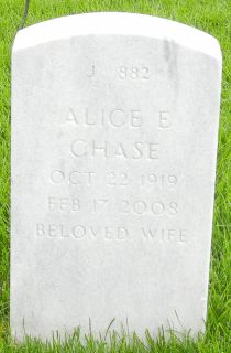 Alice Evelyn <I>Huber</I> Chase 