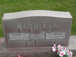 Edith Doris <I>Jacobson</I> Bidwell 
