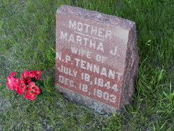 Martha Jane <I>Baker</I> Tennant 