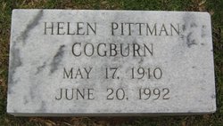 Helen Estelle <I>Pittman</I> Cogburn 