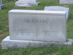 Leona <I>Vance</I> Mulberry 