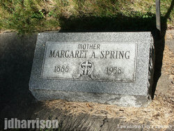 Margaret Anna <I>Hall</I> Spring 
