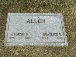 Beatrice Elizabeth <I>Griffith</I> Allen 