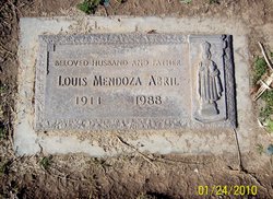 Louis Mendoza “Gordo” Abril 