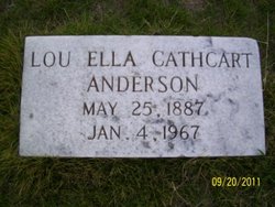 Lou Ella <I>Cathcart</I> Anderson 