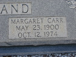 Margaret “Maggie” <I>Carr</I> McClelland 