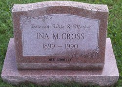 Ina M <I>Connelly</I> Cross 