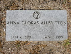 Anna Marie <I>Guokas</I> Allbritton 