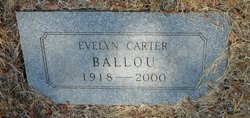 Evelyn <I>Carter</I> Ballou 