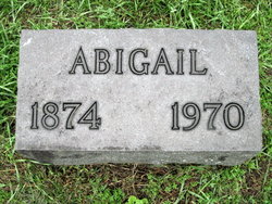Abigail <I>Peterson</I> Hodge 