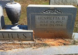 Henrietta Palestine <I>Davis</I> Liles 