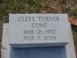 Cleve <I>Turner</I> Cone 