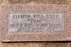 Eleanor May <I>Earp</I> Steen 