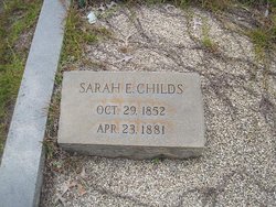 Sarah E Childs 