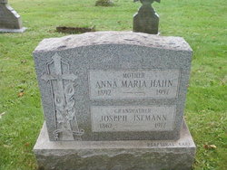 Anna Maria <I>Isemann</I> Hahn 