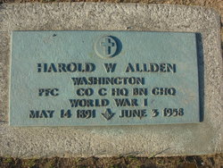 Harold W Allden 
