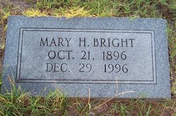Mary <I>Humphries</I> Bright 