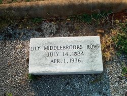Lily May <I>Middlebrooks</I> Rowe 