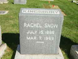 Rachel <I>Snow</I> Kingsbury 