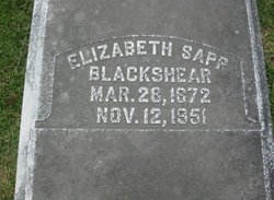 Elizabeth Sapp Blackshear 