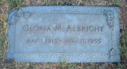 Gloria M Albright 