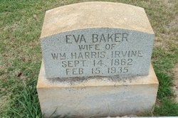 Eva King <I>Baker</I> Irvine 
