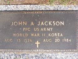 PFC John Albert Jackson 