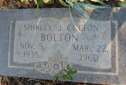 Shirley J <I>Culton</I> Bolton 
