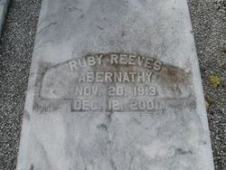 Ruby Louise <I>Reeves</I> Abernathy 