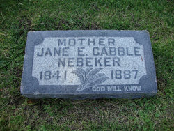 Jane Elizabeth <I>Brunker</I> Nebeker 