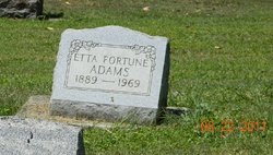 Etta L <I>Fortune</I> Adams 