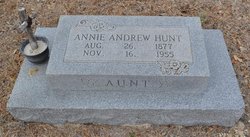 Annie Lucy <I>Andrew</I> Hunt 