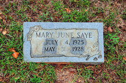 Mary June Saye 