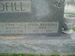 Julia Ann <I>Woodfill</I> Rice Cornwell 