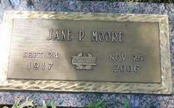 Jane <I>Parratt</I> Moore 