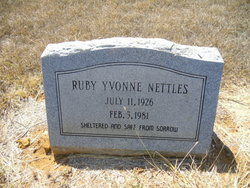 Ruby Yvonne <I>Sheffield</I> Nettles 