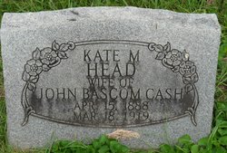 Kate M. <I>Head</I> Cash 